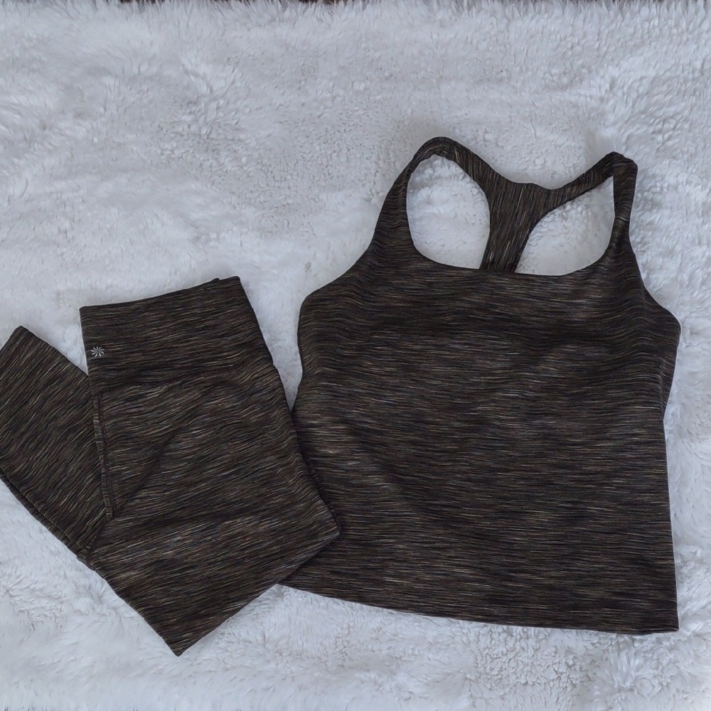 ATHLETA Black And Green Set.